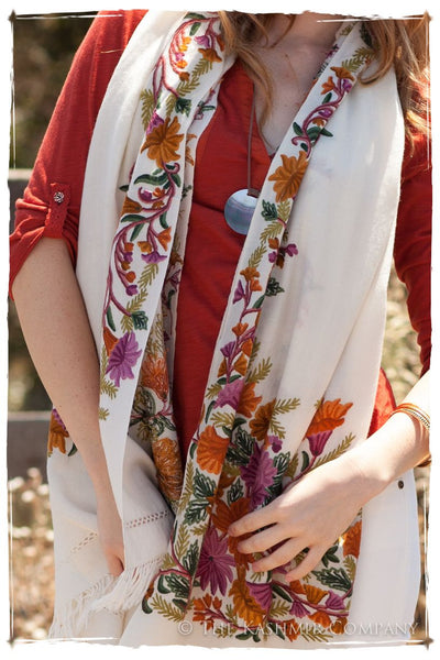 Frontiere Jardin de Lilas Mascarade Shawl