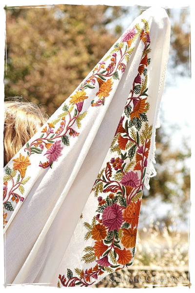 Frontiere Jardin de Lilas Mascarade Shawl