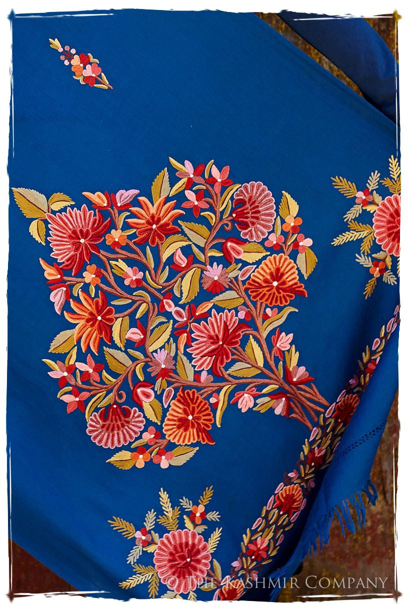 Jardin de Corsaire Bleu Shawl
