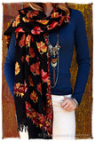 Les Nouvelles Maple Noir Renoir Shawl
