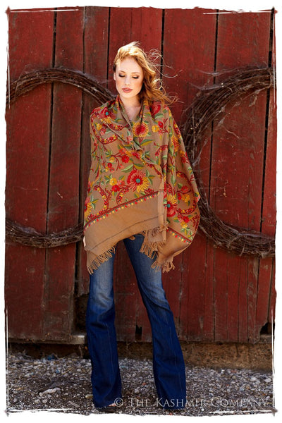 Tournesol de la Terre Renoirs Dream Shawl