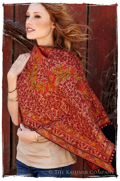 Ember Lueur Jardin Antiquaires Shawl