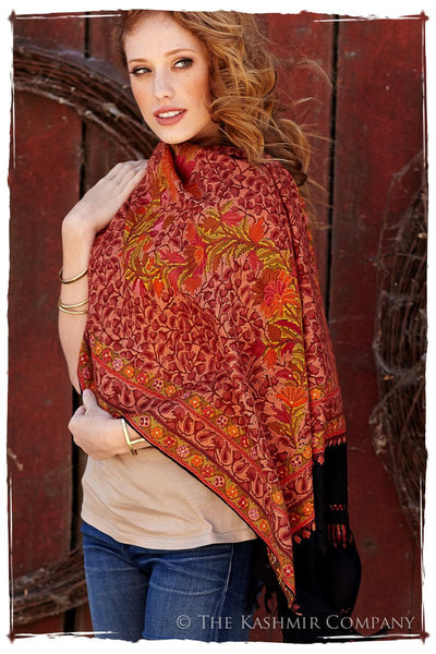 Ember Lueur Jardin Antiquaires Shawl