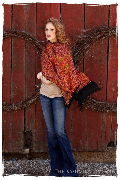 Ember Lueur Jardin Antiquaires Shawl