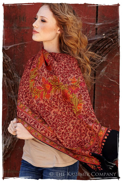 Ember Lueur Jardin Antiquaires Shawl