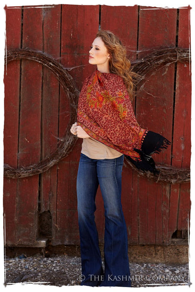 Ember Lueur Jardin Antiquaires Shawl