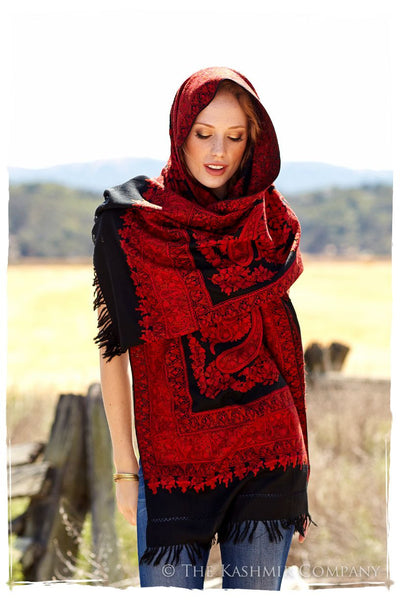 Majestic Rouge Frontière Shawl