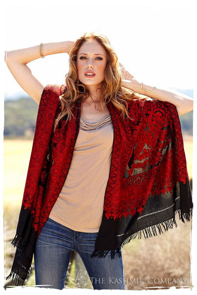 Majestic Rouge Frontière Shawl