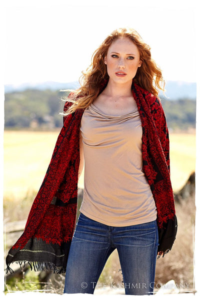 Majestic Rouge Frontière Shawl