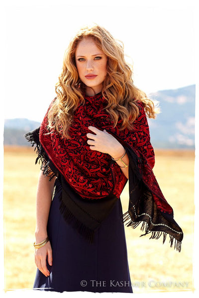 Le Chateau Sequoia Rouge Shawl