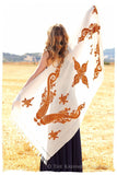 Copper d'Ivoire Paisley Shawl
