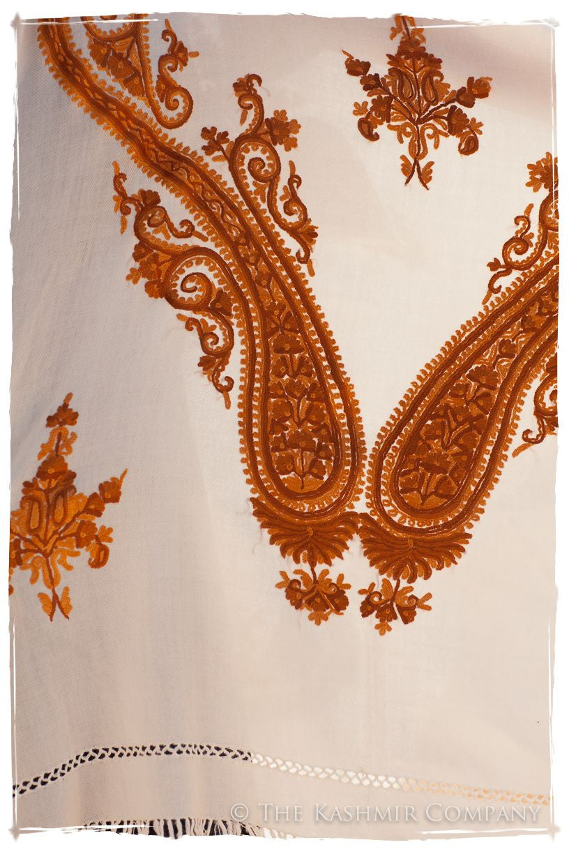 Copper d'Ivoire Paisley Shawl