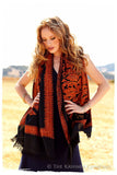 Frontiere Majestic Terre de Sienne Shawl