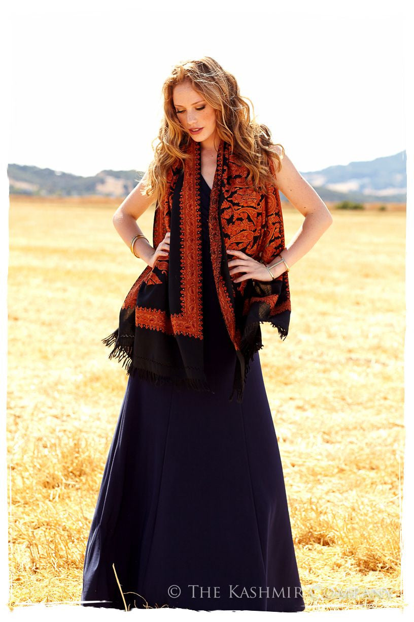 Frontiere Majestic Terre de Sienne Shawl