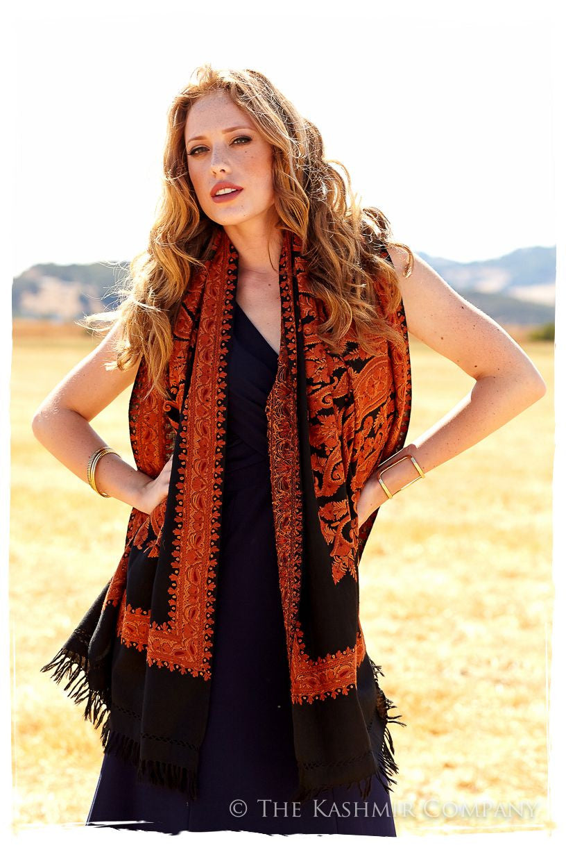 Frontiere Majestic Terre de Sienne Shawl