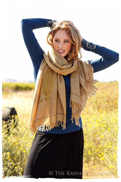 Bronze Brouillard Paisley Shawl