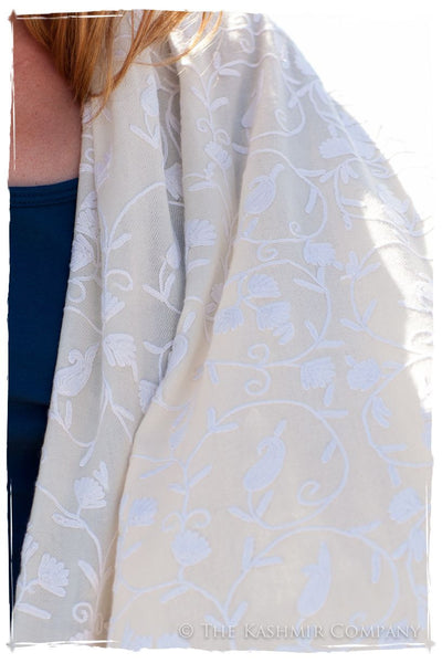 Champenois de Blanc Ivoire Shawl