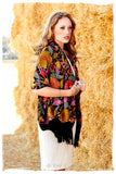 Soleil de L'amour Noir Shawl