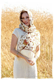 Jardin Gold Antoinette Ivory Shawl
