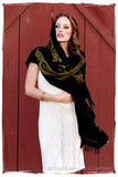 Forest d'noir Paisley Shawl