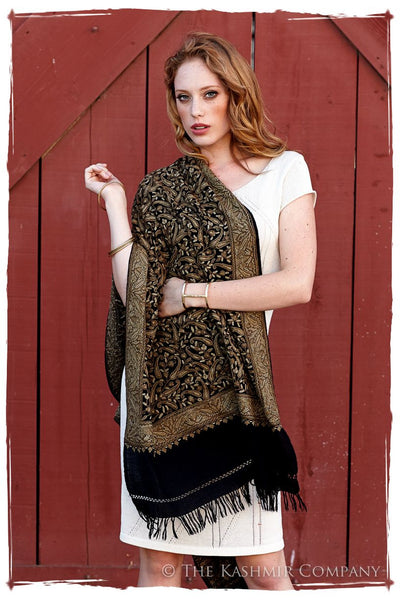 Prairie Francais Sage Paisley Shawl