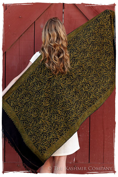 Prairie Francais Vert Paisley Shawl