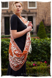 Rococo Oranj Ambere Royale Paisley Shawl