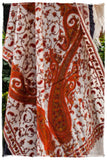 Rococo Oranj Ambere Royale Paisley Shawl