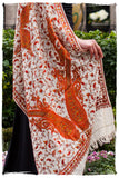 Rococo Oranj Ambere Royale Paisley Shawl