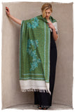 Jardin d'émeraudes Paisley Antiquaires Shawl