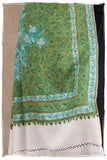 Jardin d'émeraudes Paisley Antiquaires Shawl