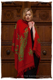 Royale Rouge Paisley Shawl