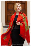 Royale Rouge Paisley Shawl