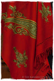 Royale Rouge Paisley Shawl