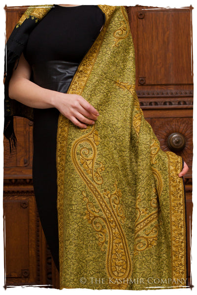 Jardin Parisien Paisley Antiquaires Shawl