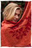 Jardin de Rouge Paisley Antiquaires Shawl