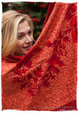Jardin de Rouge Paisley Antiquaires Shawl