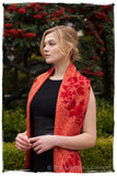 Jardin de Rouge Paisley Antiquaires Shawl