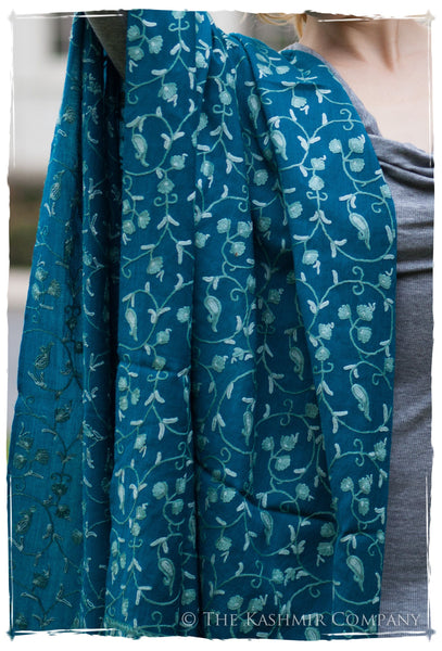 Océan Bleu Secret Garden Shawl