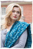 Océan Bleu Secret Garden Shawl