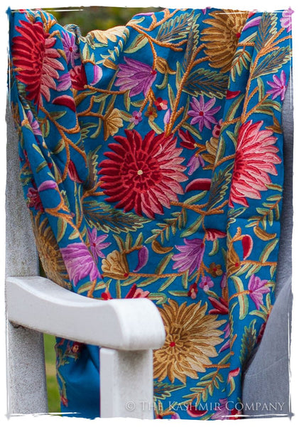 Fleur du Soleil Ocean Bleu Renoirs Dream Shawl