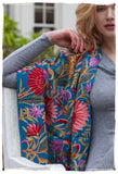 Fleur du Soleil Ocean Bleu Renoirs Dream Shawl