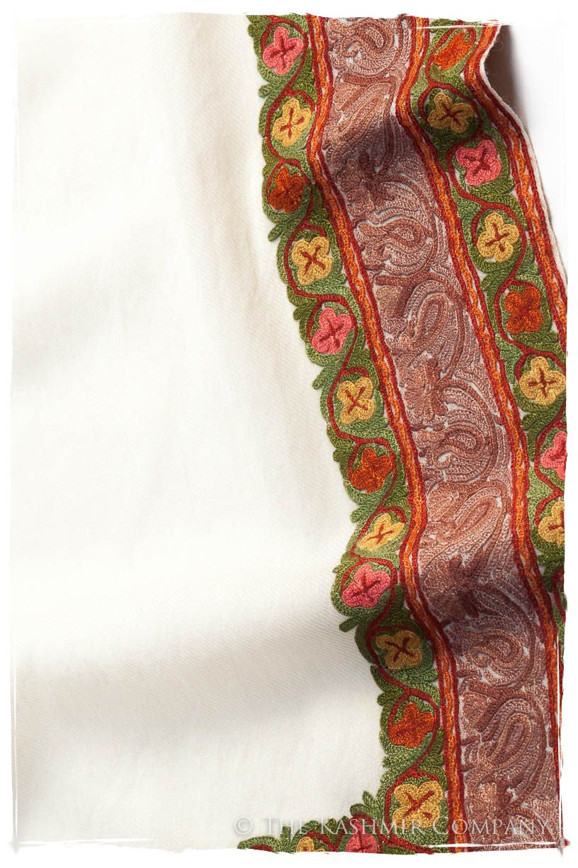 Trois Frontière Tuscany Ivoire Mascarade Shawl