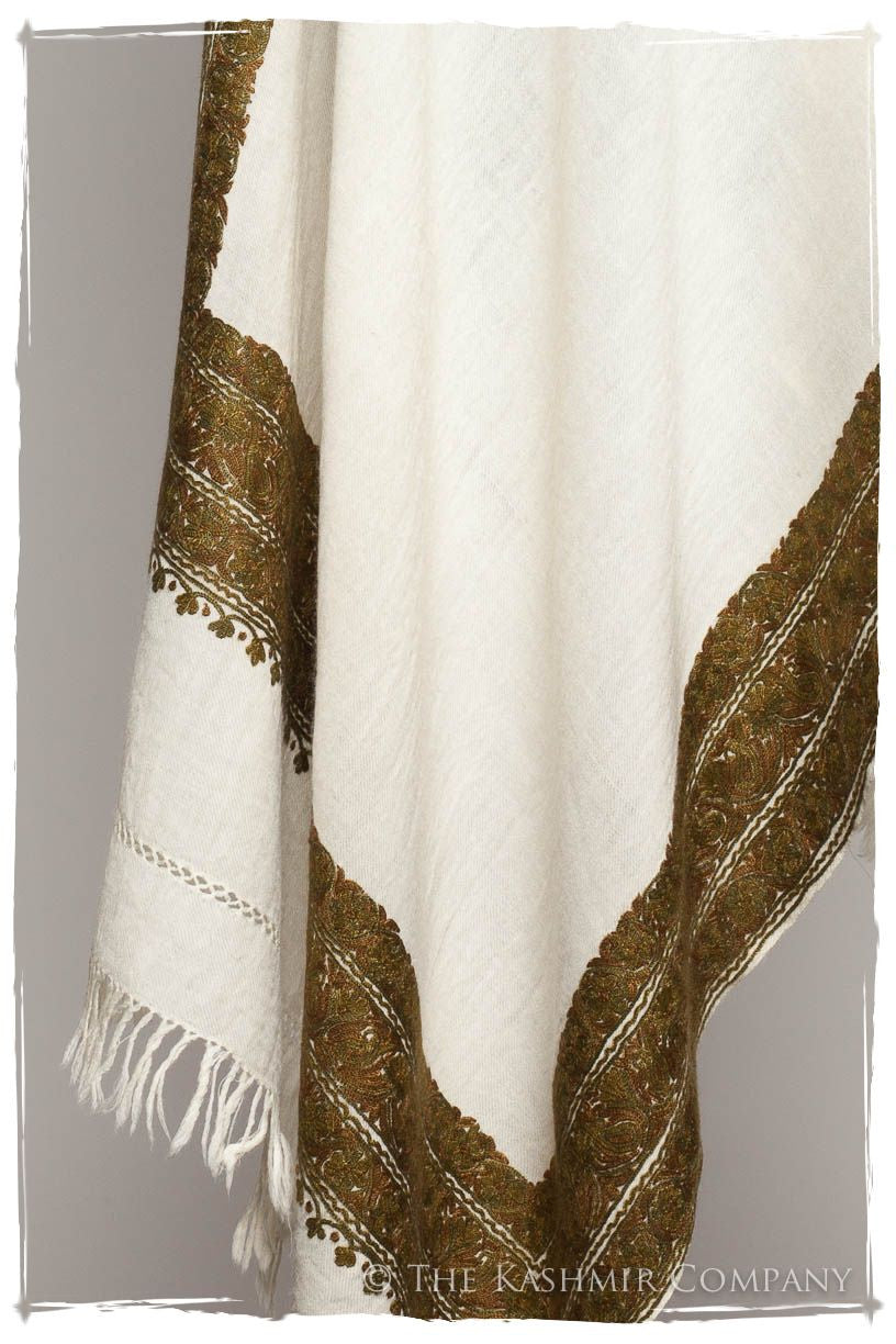 Trois Frontière Henna Ivoire Mascarade Shawl