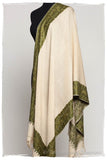Trois Frontière Ivy Champagne Mascarade Shawl