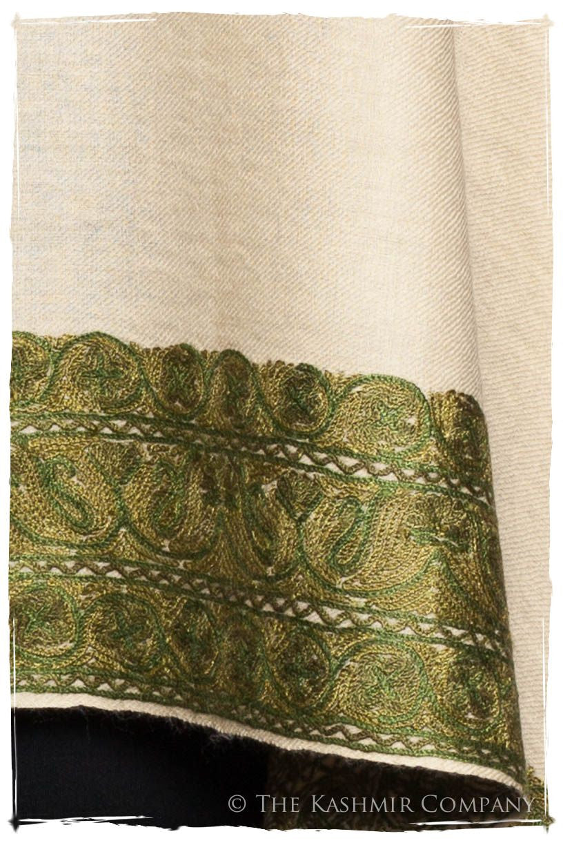 Trois Frontière Ivy Champagne Mascarade Shawl