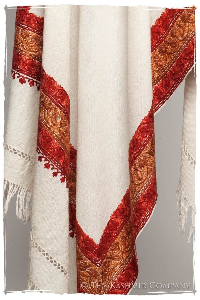 Trois Frontière Canyon Ivoire Mascarade Shawl — Seasons by The Kashmir ...