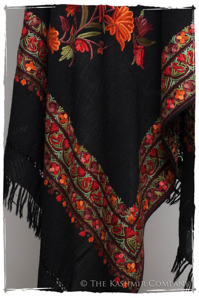 Trois Frontières Shalimar Noir Pauline Shawl