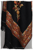 Trois Frontières Moonlight Noir Pauline Shawl