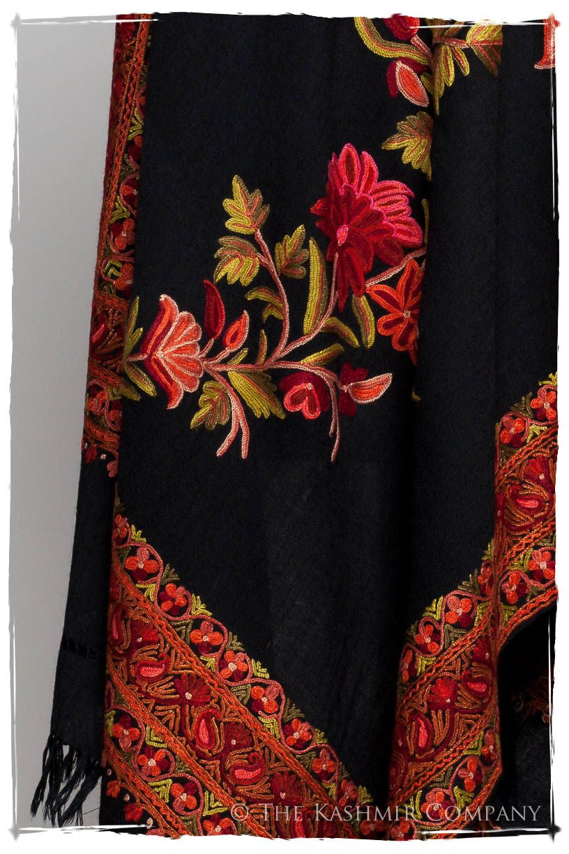 Trois Frontières Ember noir Pauline Shawl
